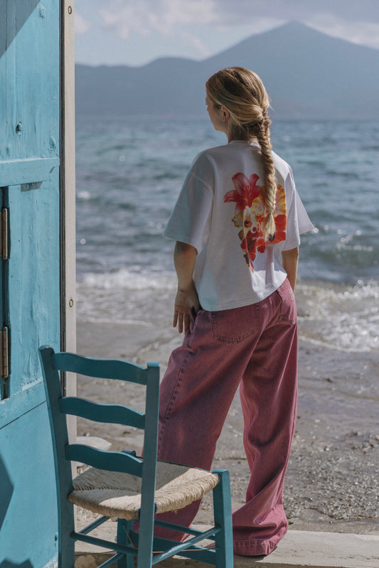 Flore Tee Hawaï Print