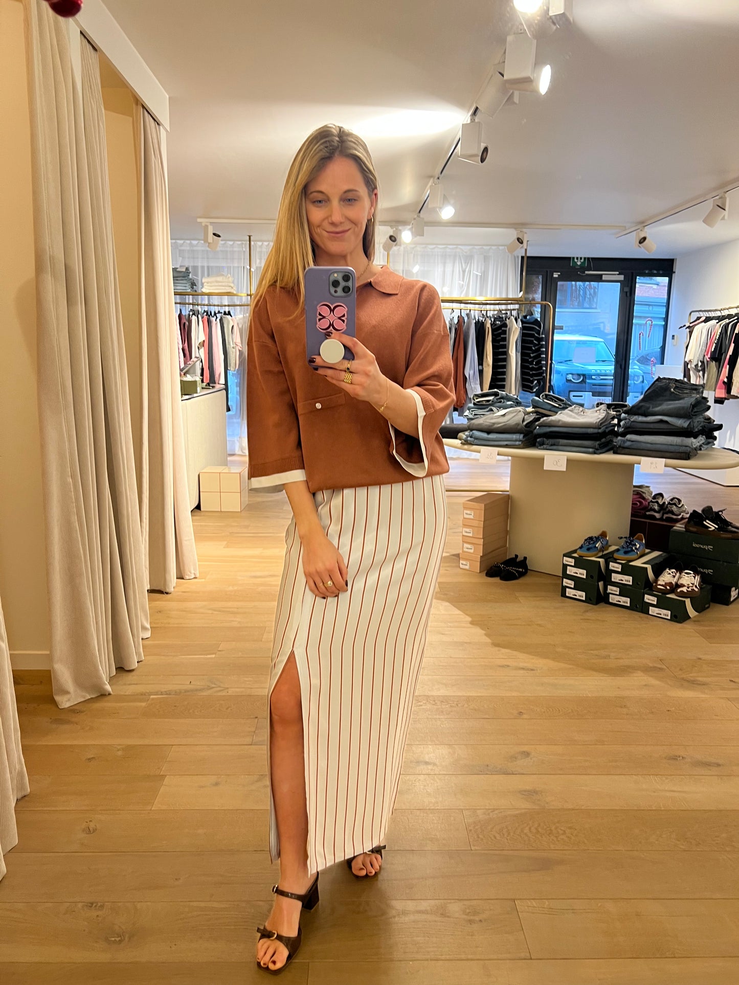 Skirt Sono Terracotta mix