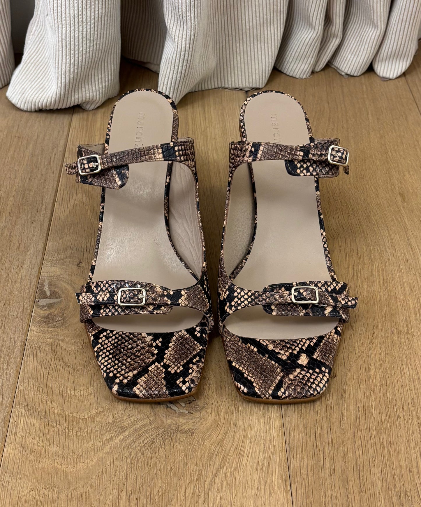 Monaco Sandal Bronze Python