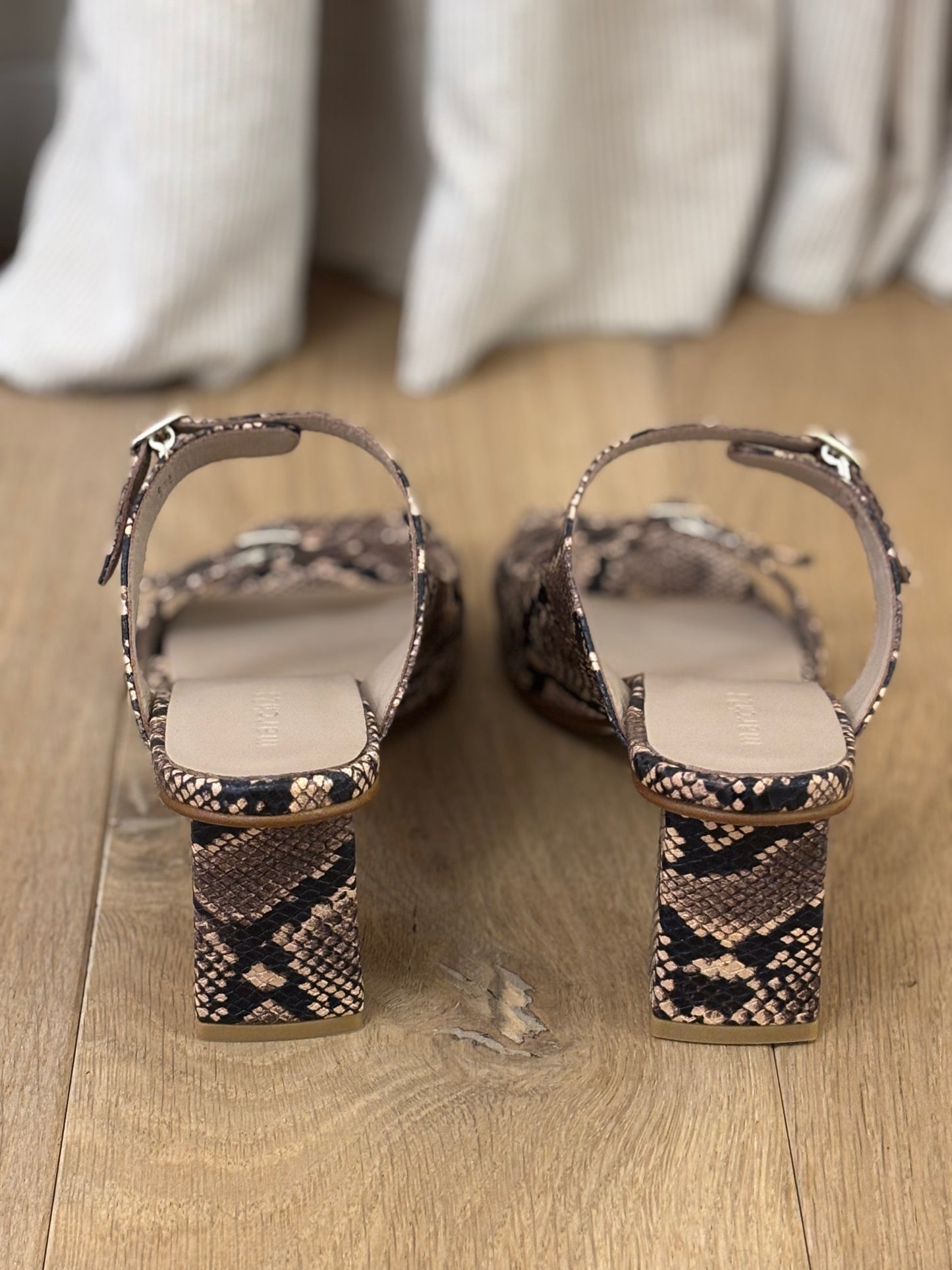 Monaco Sandal Bronze Python