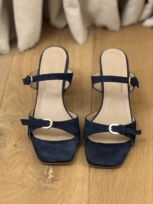 Dani sandal Evening blue suede