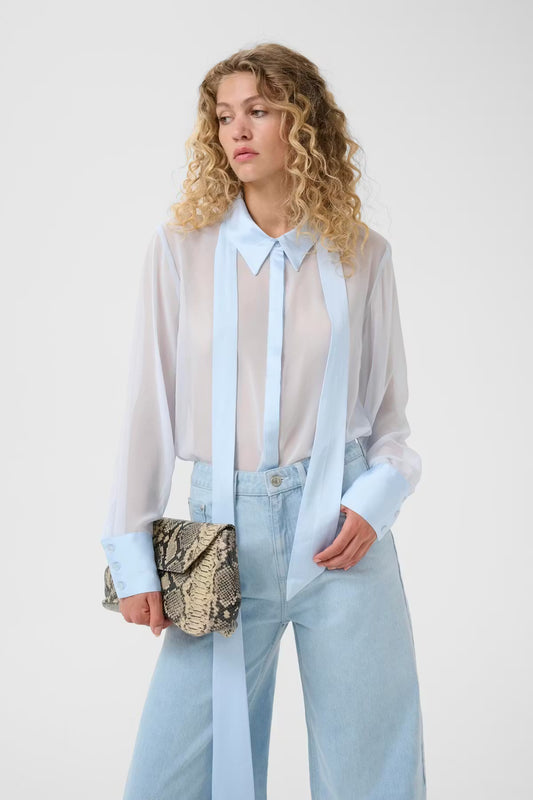 GZchif shirt licht blauw