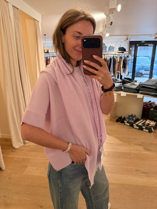 Caroline Big Scarf Pink