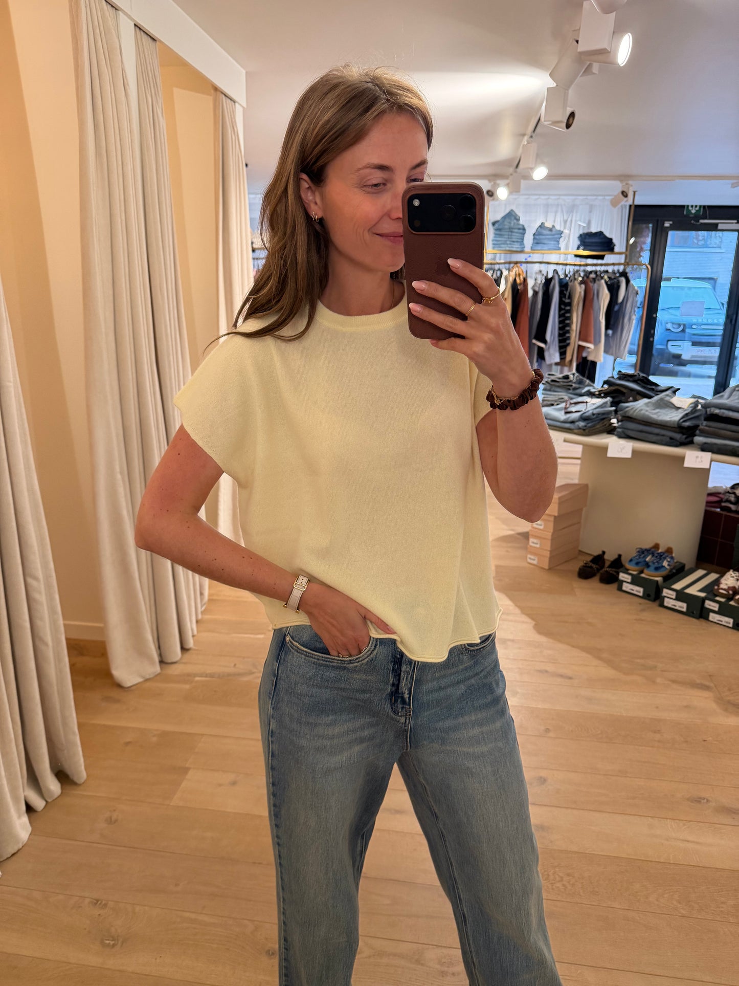 Diane Knit Butter Yellow