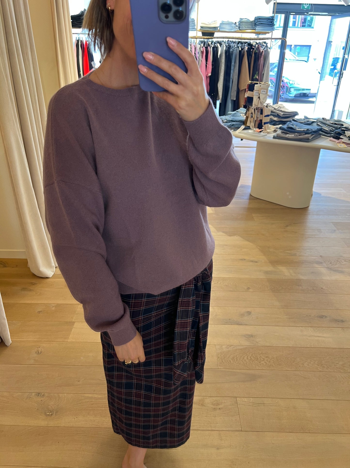 Agata Pull Pale plum