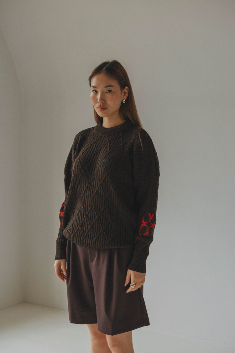 Maple oversized knit Brown