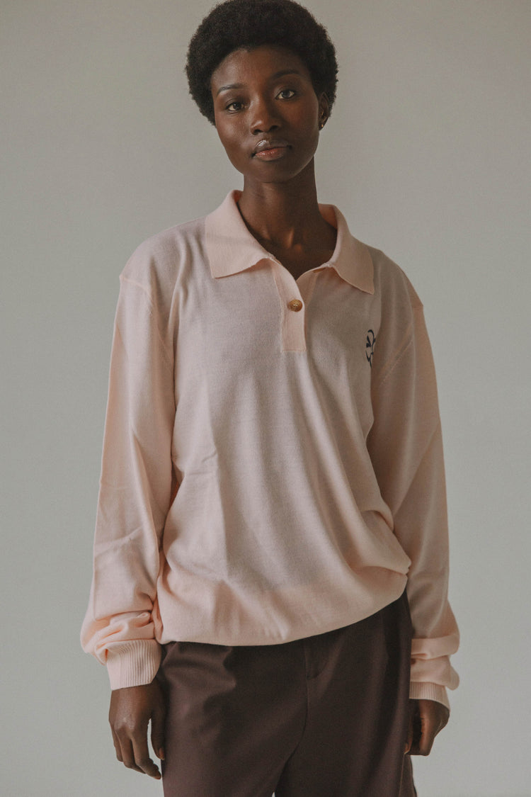 Afterglow knitwear polo Pink
