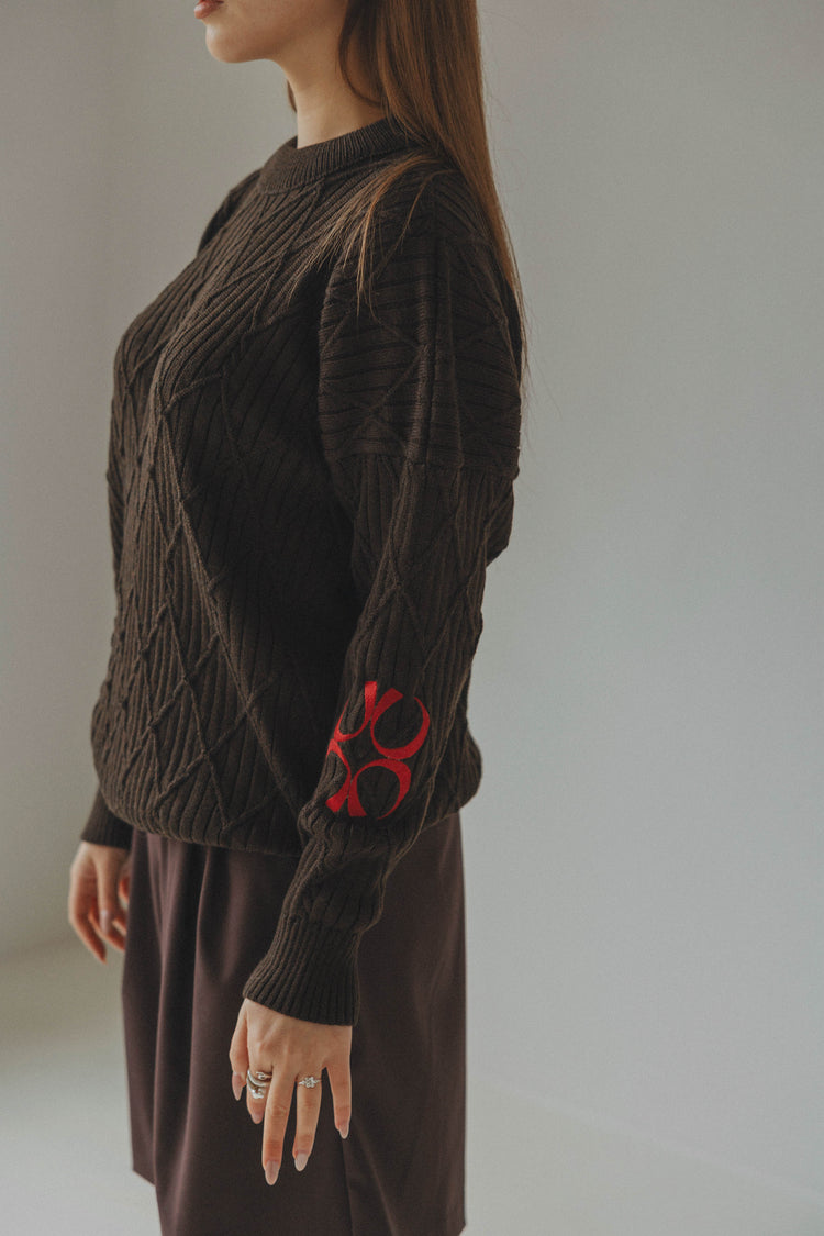 Maple oversized knit Brown