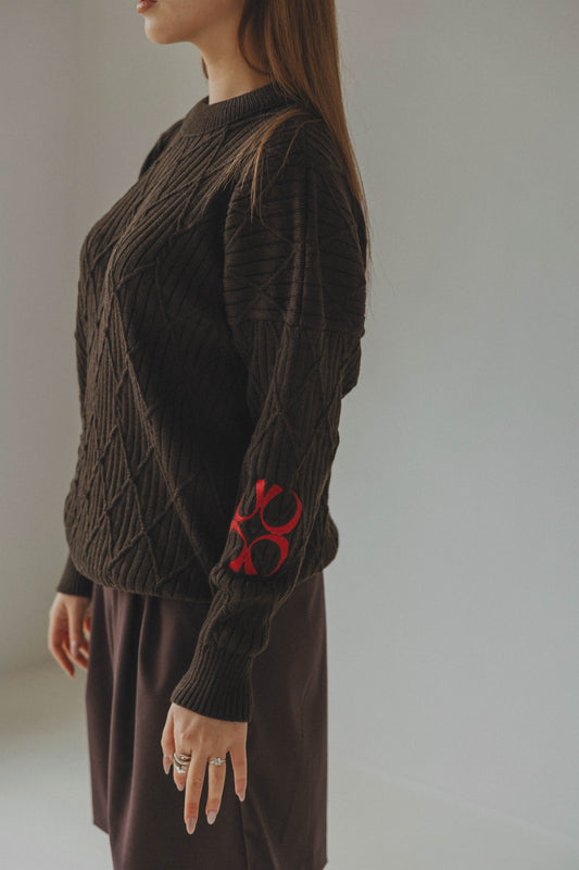 Maple oversized knit Brown
