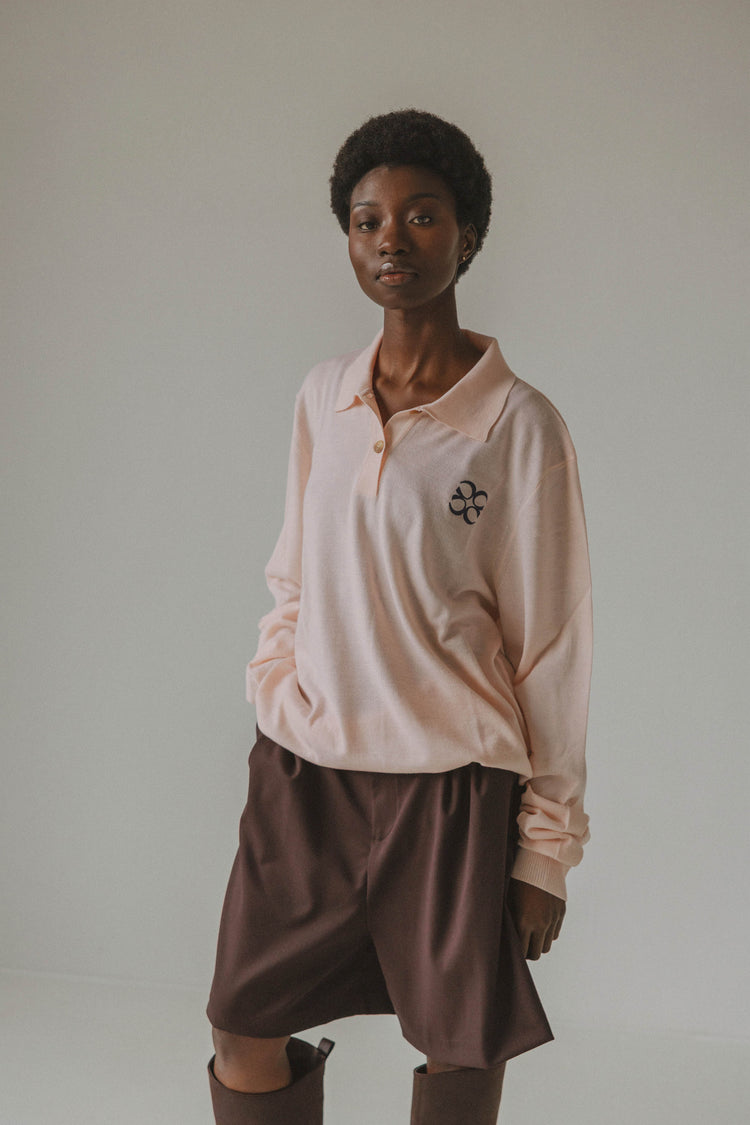 Afterglow knitwear polo Pink