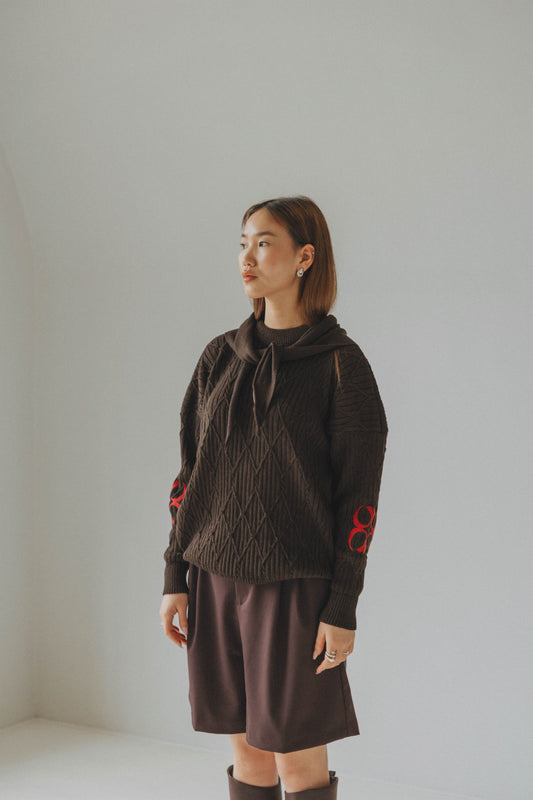 Maple oversized knit Brown
