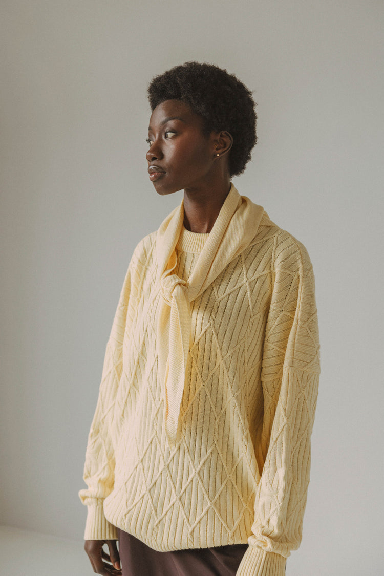 Ladybird little scarf Butter Yellow