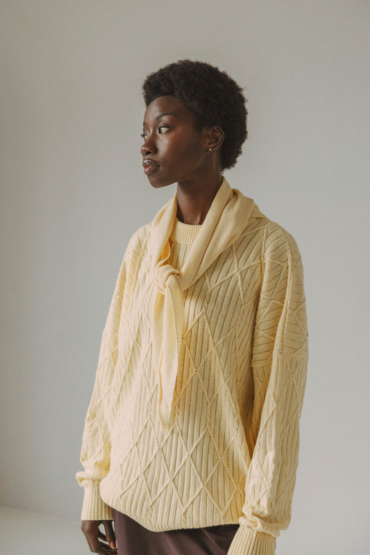 Ladybird little scarf Butter Yellow