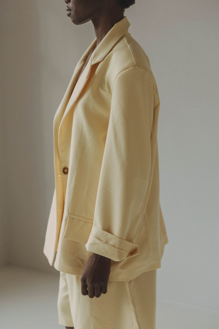 Raffa Blazer Butter Yellow