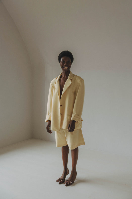 Raffa Blazer Butter Yellow