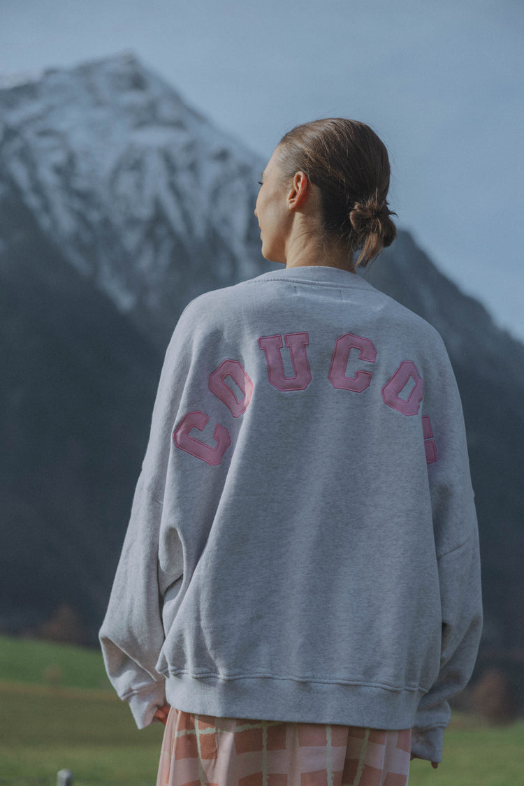 Joseph Sweater Grey/Pink