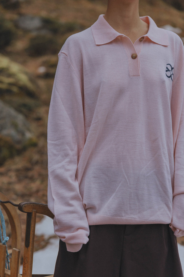 Afterglow knitwear polo Pink