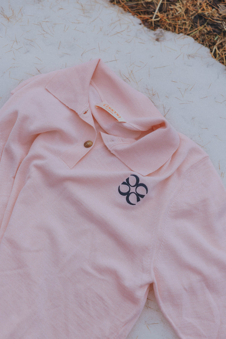 Afterglow knitwear polo Pink
