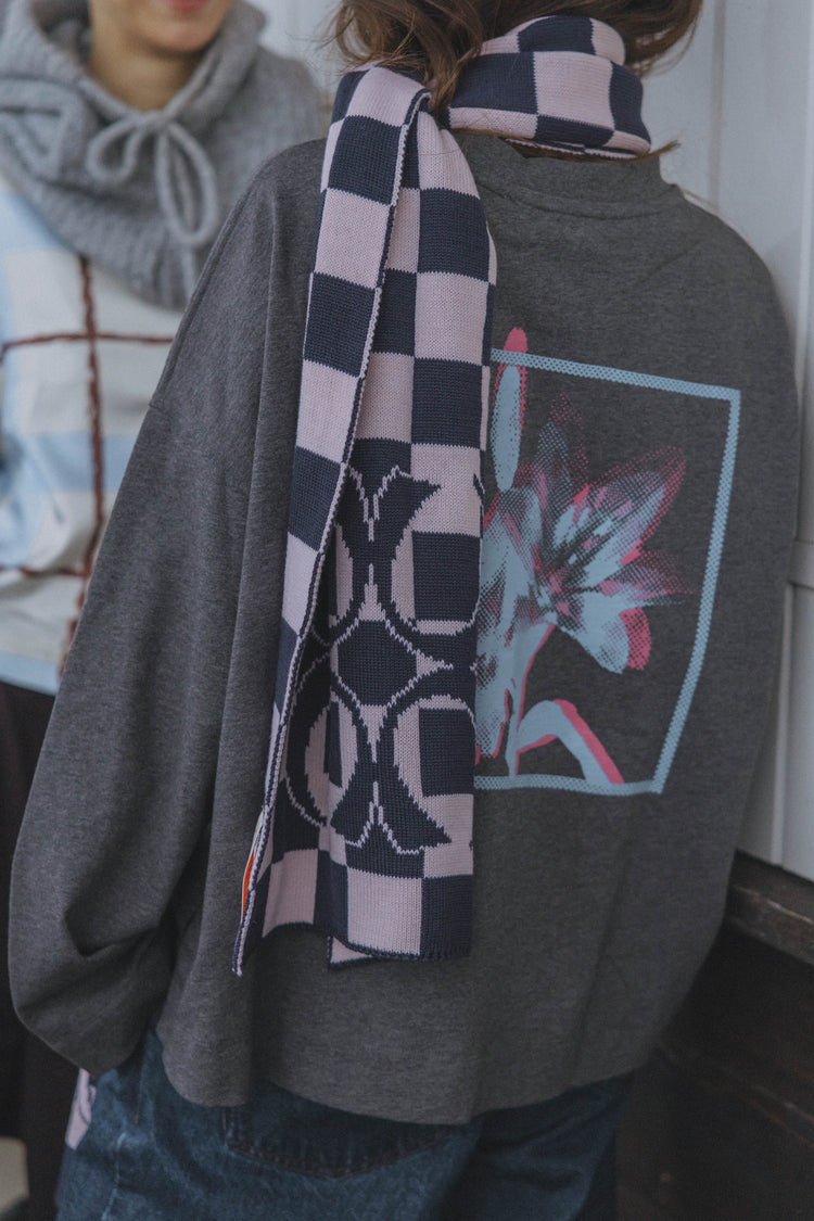 Ivy Scarfs Plaid Navy