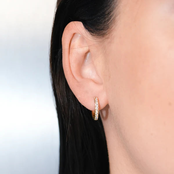 Ivy S diamond earring Gold