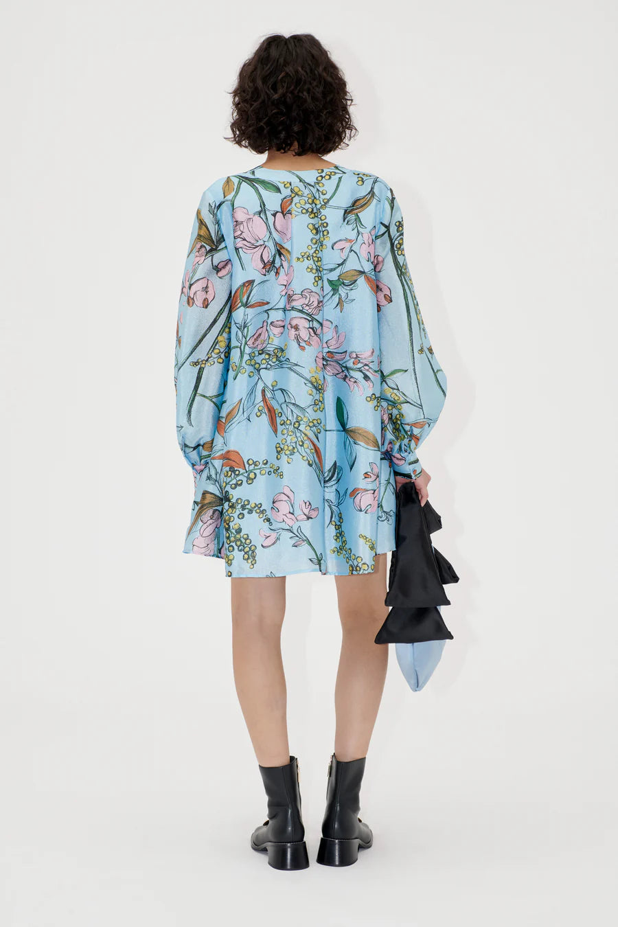 Poly Dress Blue Mimosa