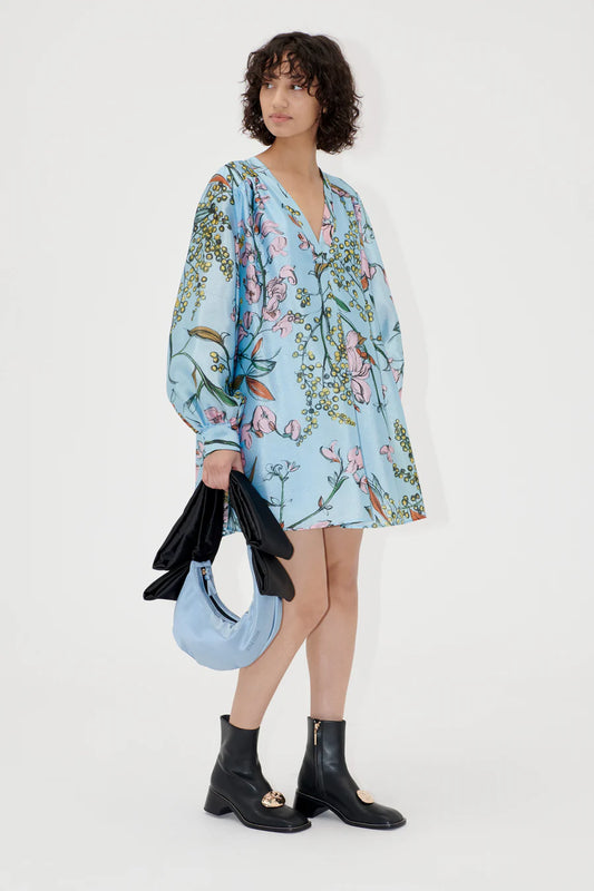 Poly Dress Blue Mimosa