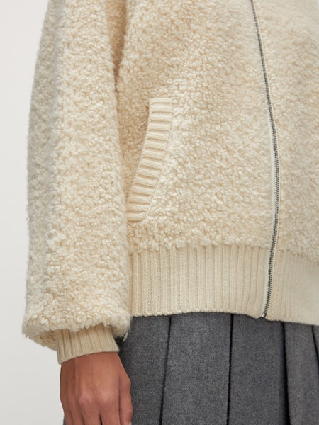 Sindy Wool Cardigan White