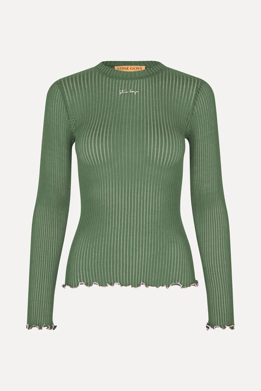 Long sleeve tee Dark green