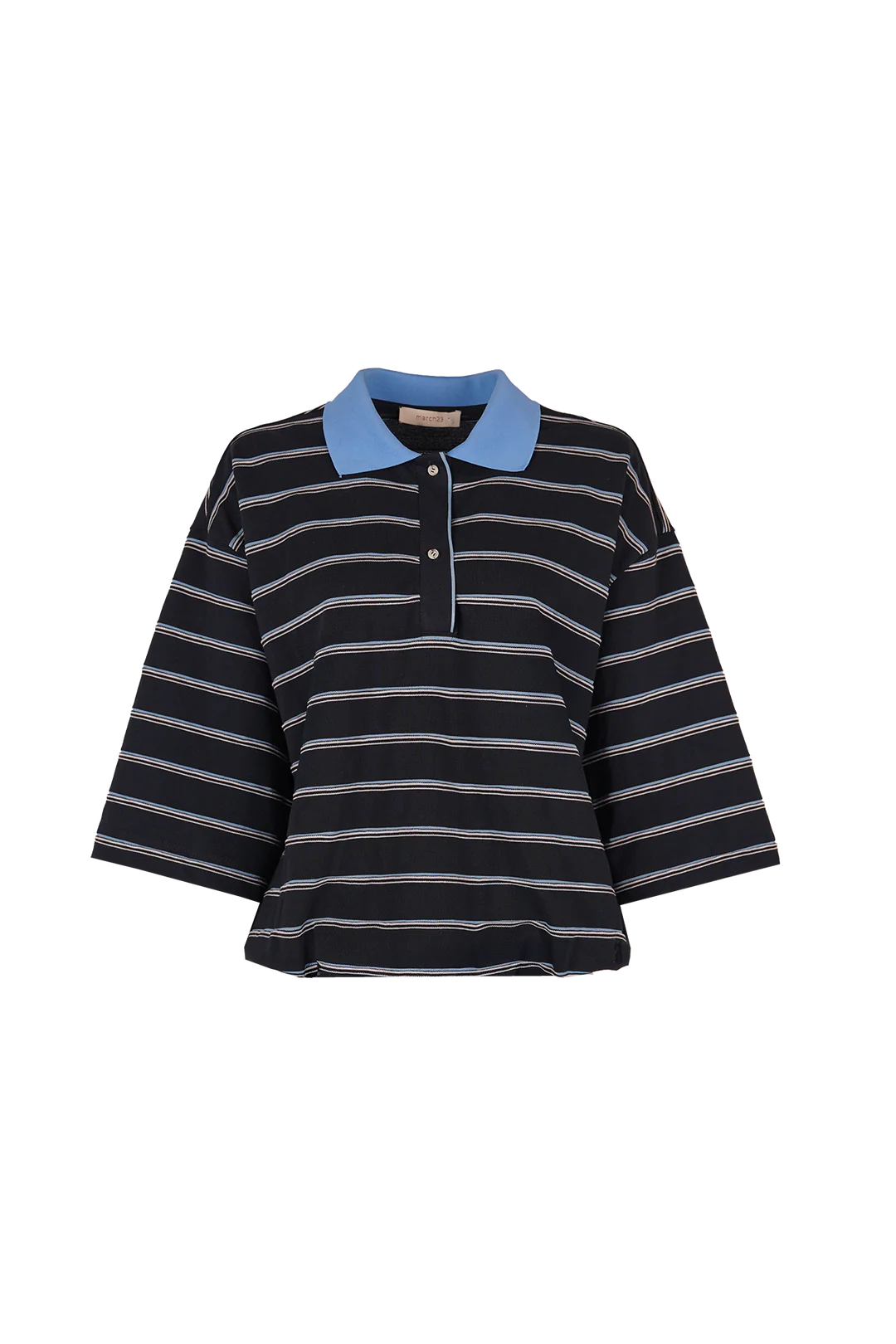 Radiance Blouses Light blue-stripes