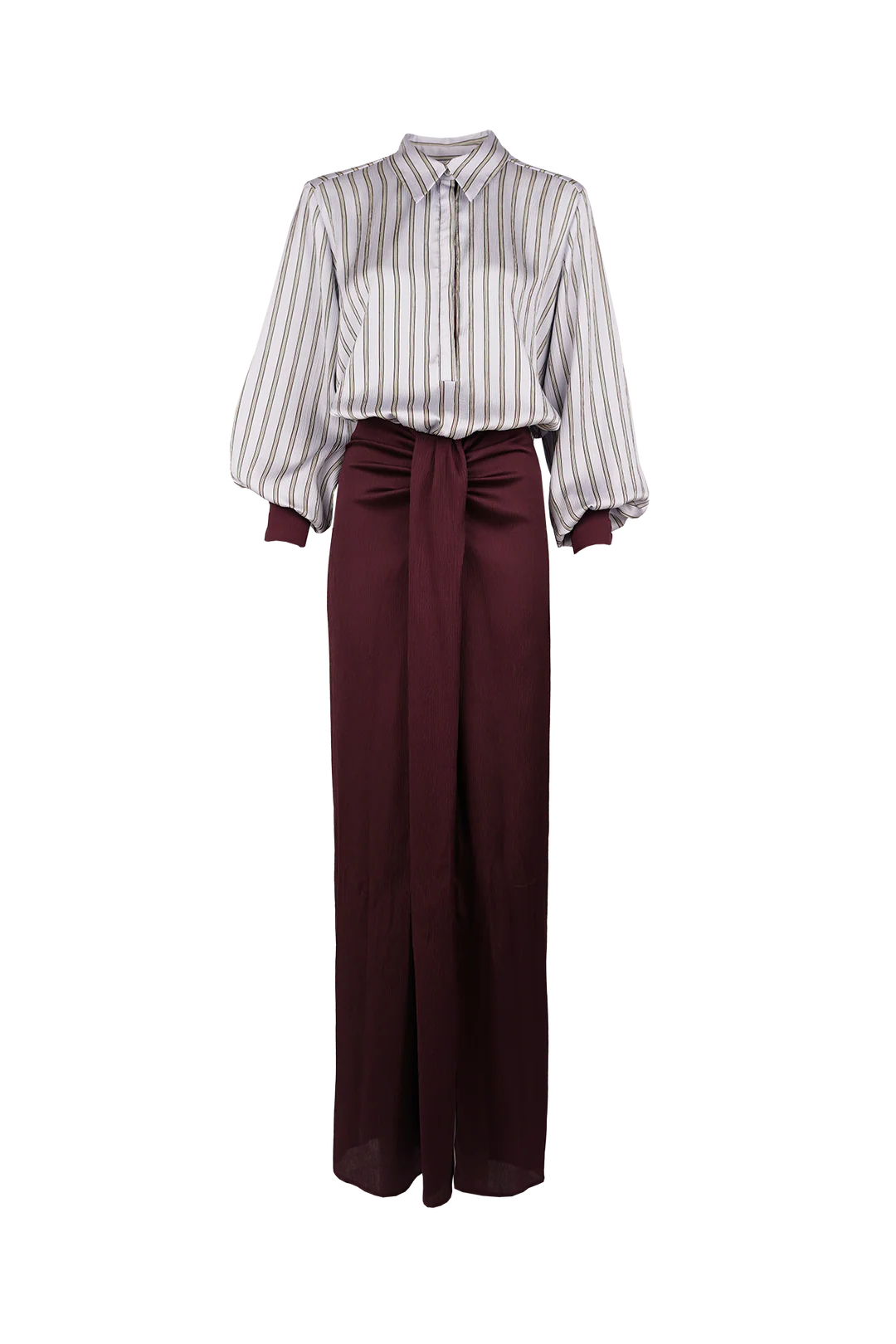 Mia dress Barolo and blue