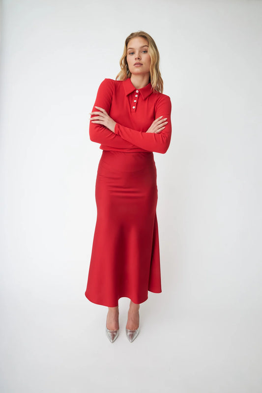 Maidencras skirt Tango Red