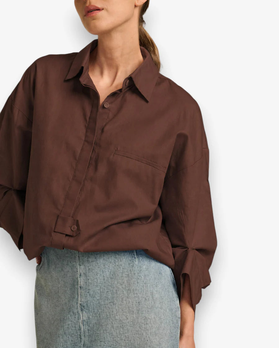 Aura blouse Bronze