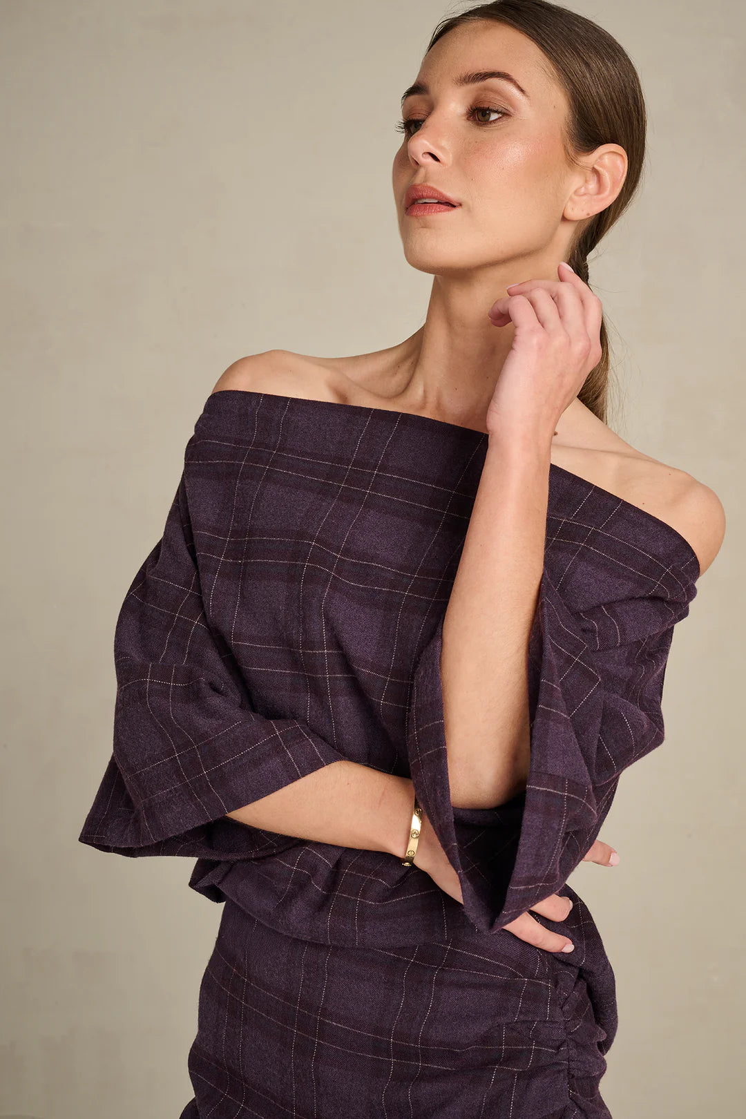 Gina blouse Pale plum