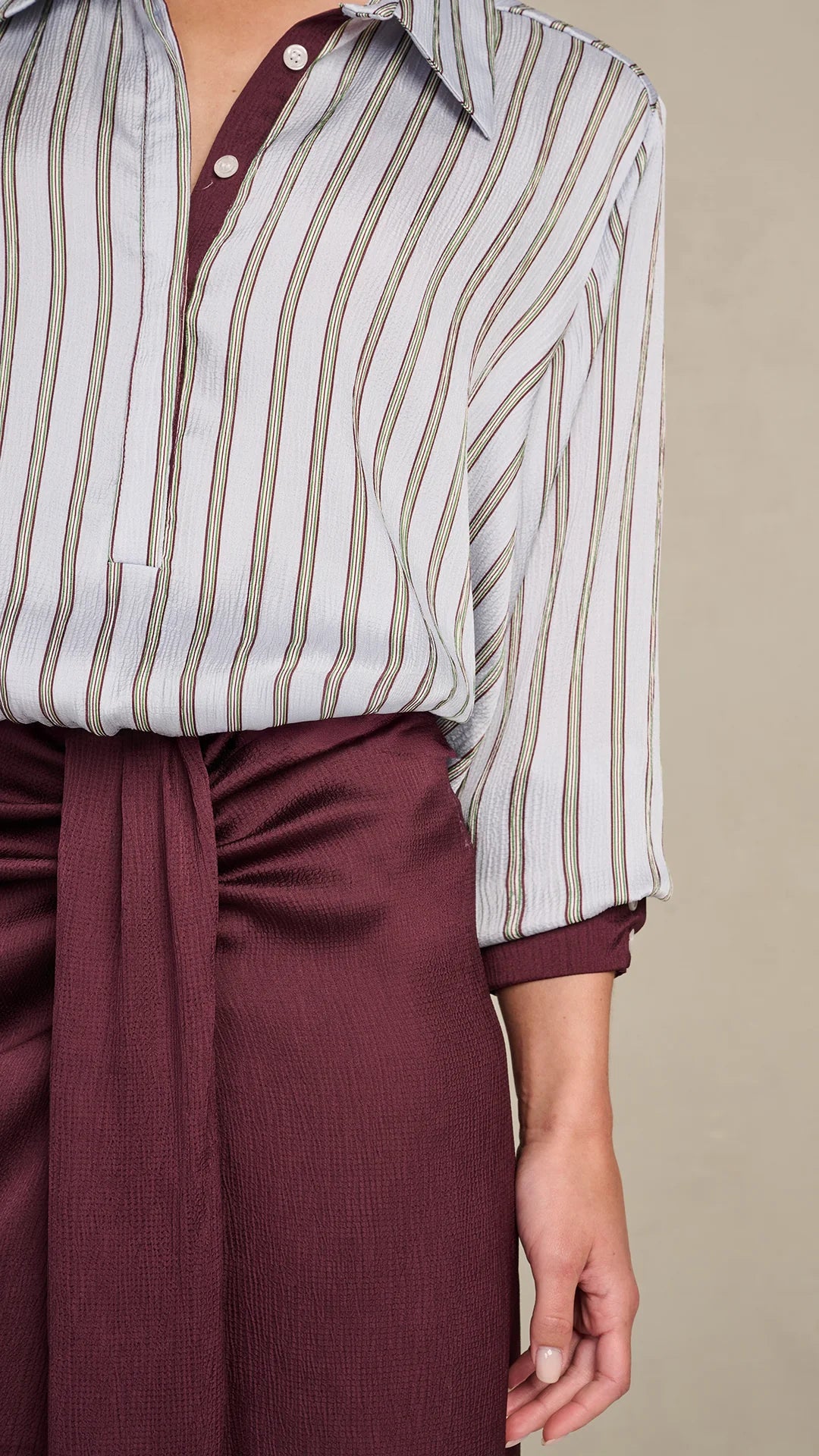 Mia dress Barolo and blue