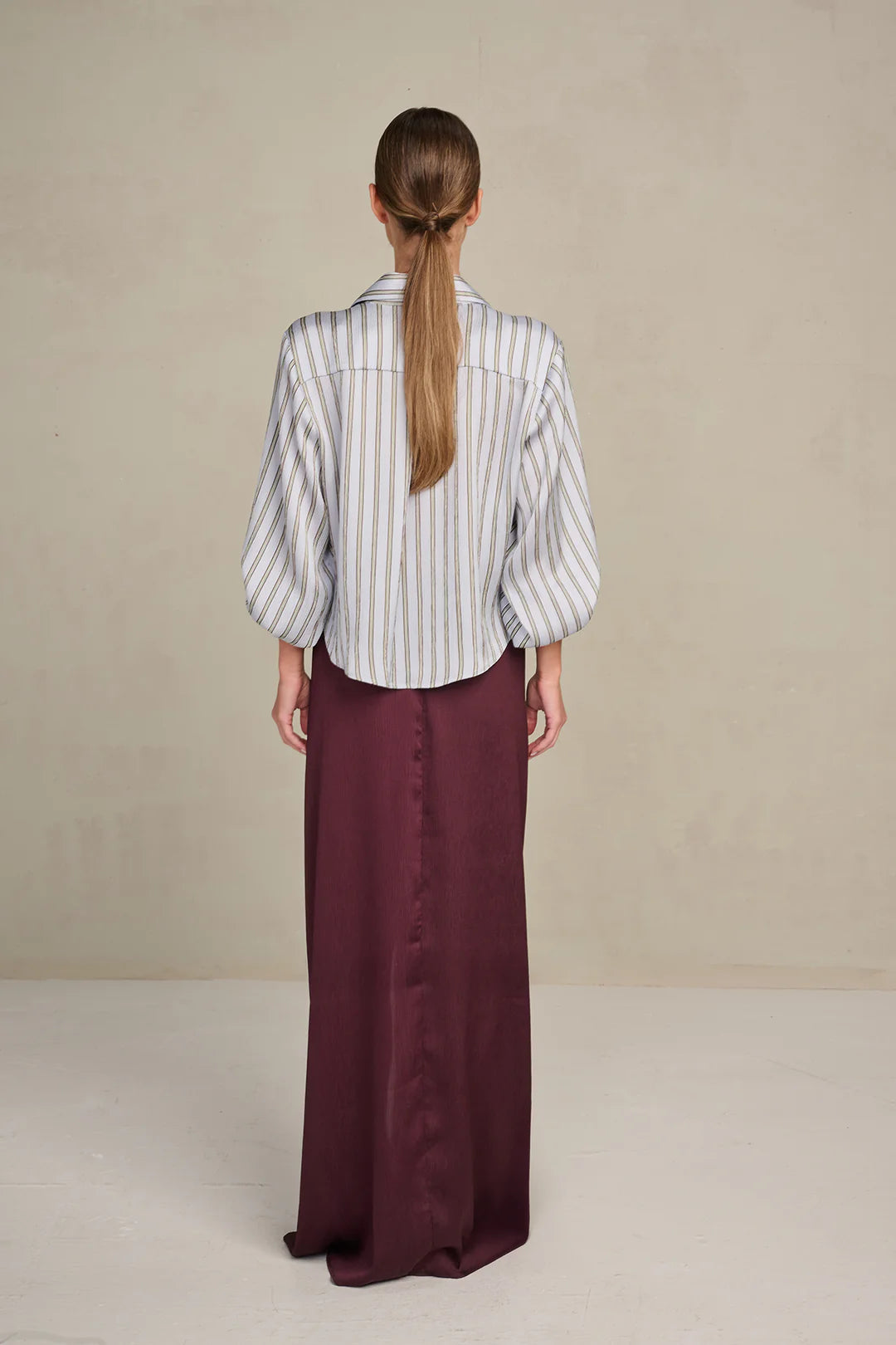 Mia dress Barolo and blue