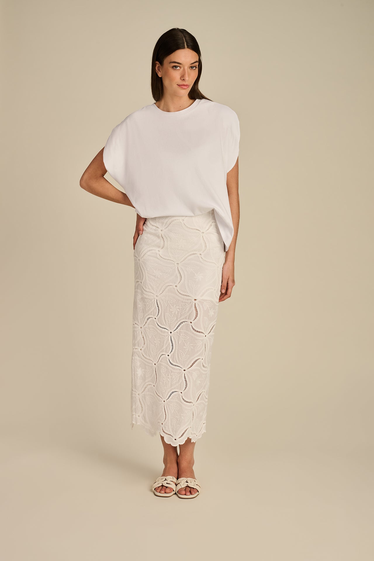 Formentera Skirt White