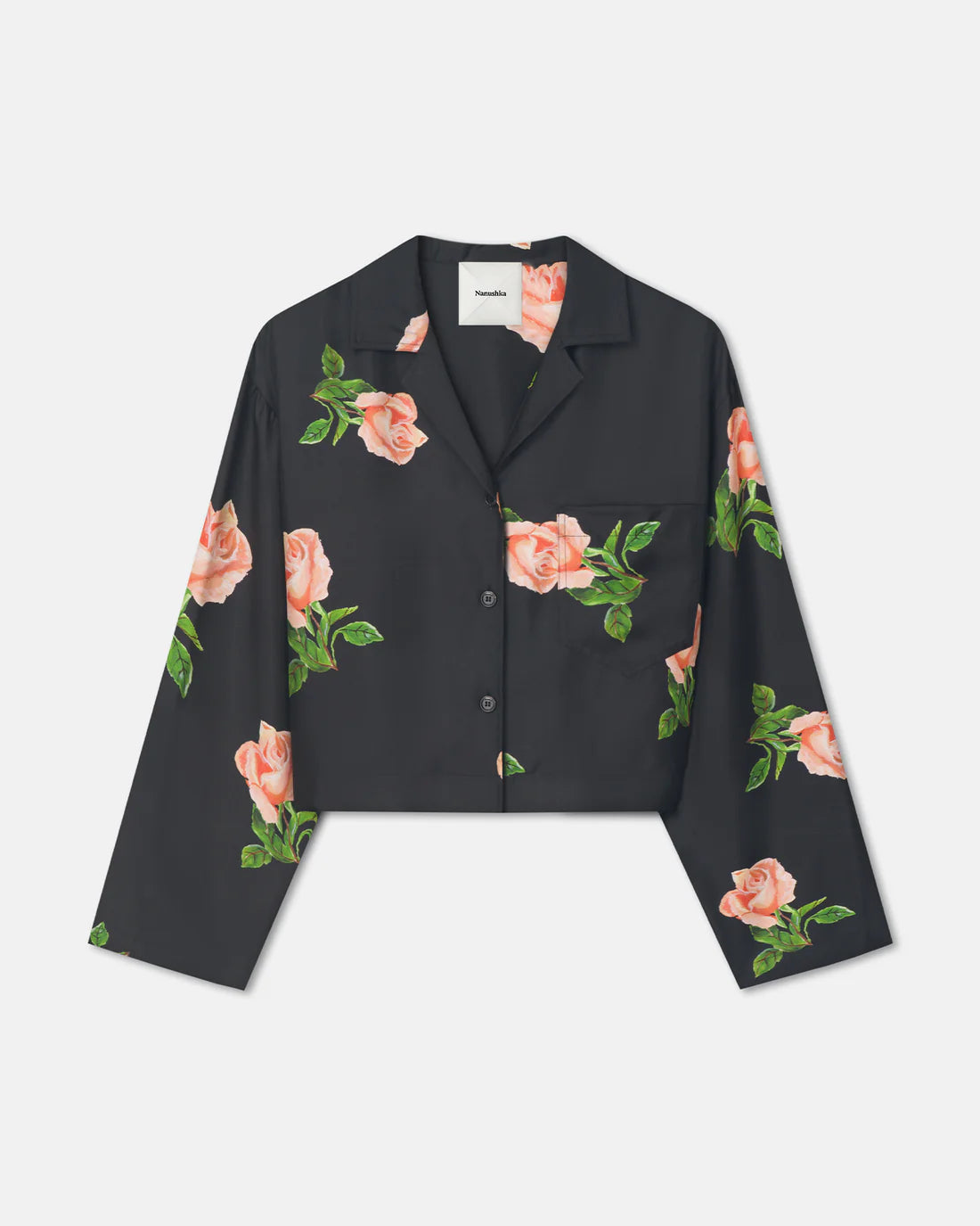 Vally top Black roses