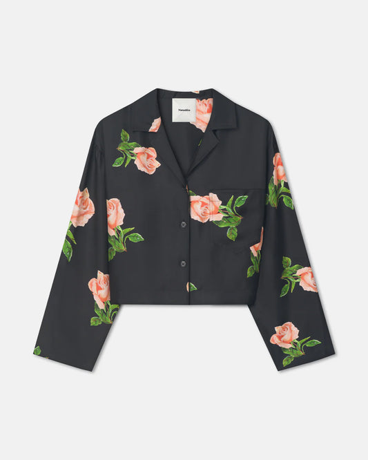 Vally top Black roses