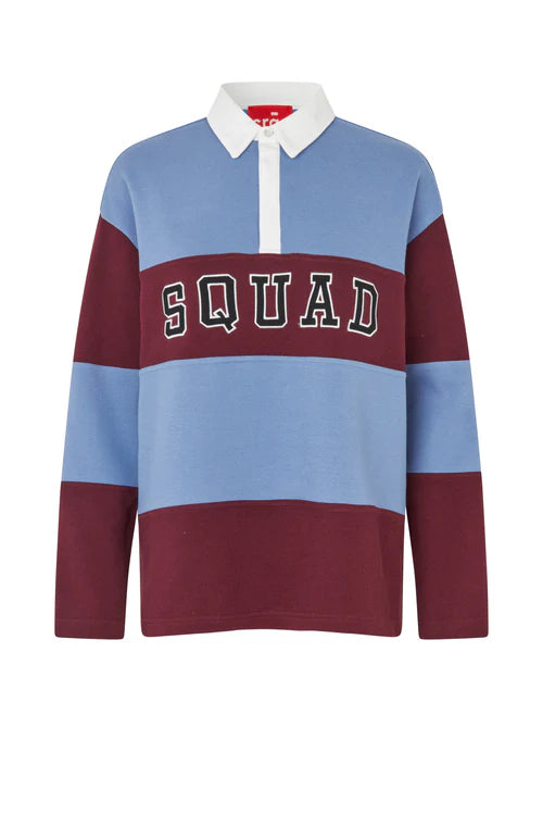 odessacras Polo blauw/bordeaux