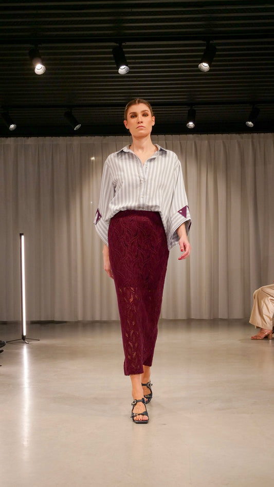 Gioana top Poplin stripes