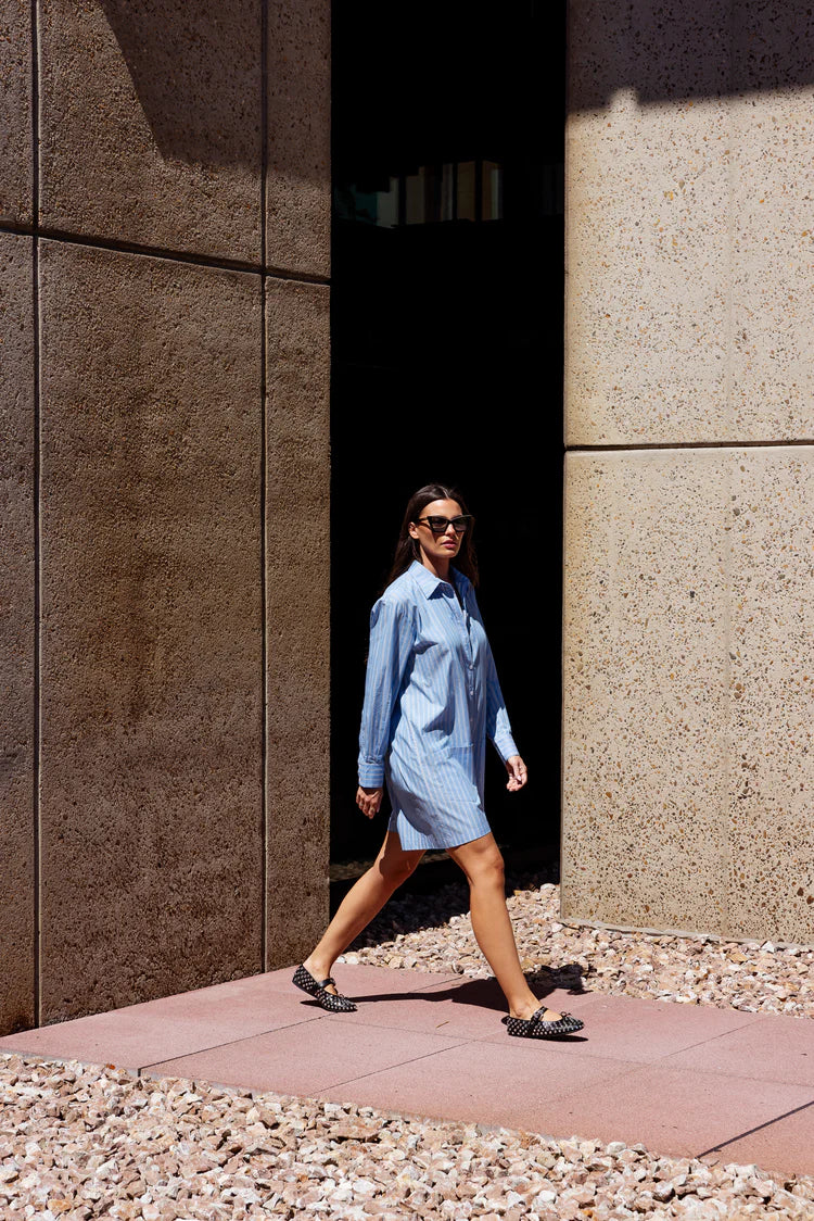 Olivia Jumpsuit Light Blue Stripes