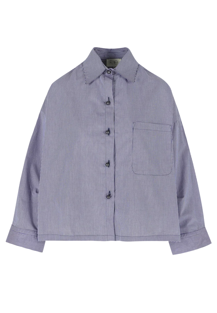 Nikki Pearl Shirt Blue