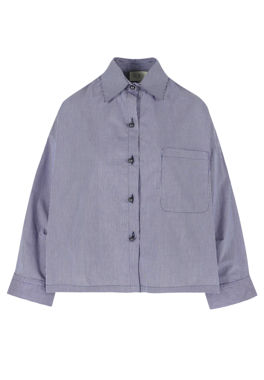 Nikki Pearl Shirt Blue