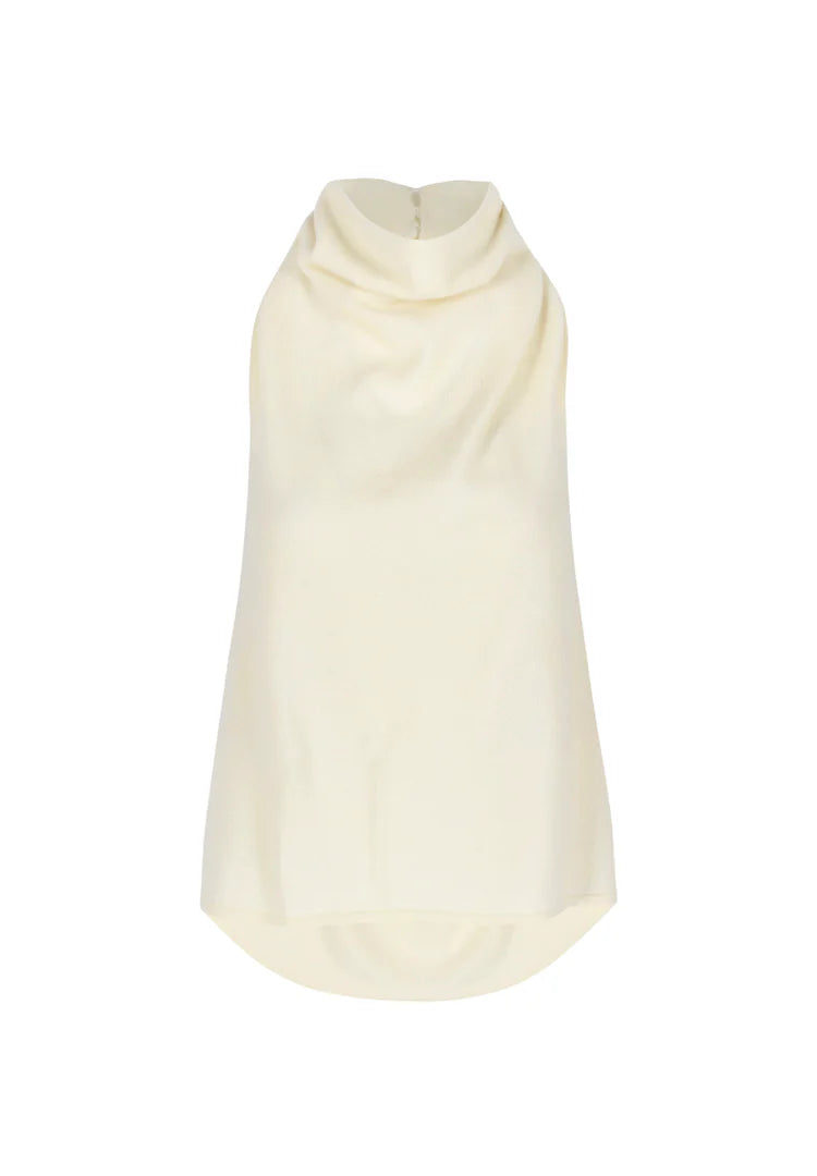 Alexia halter top Pearl