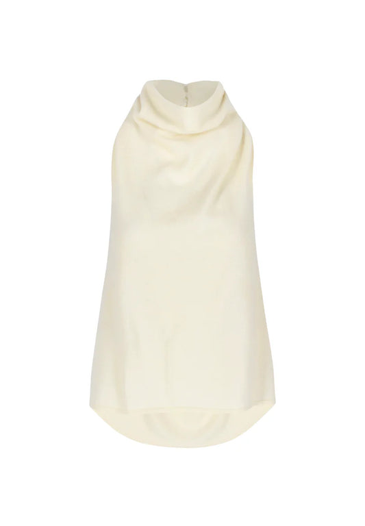 Alexia halter top Pearl