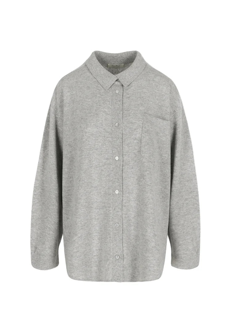 Corey oversized cashmere shirt Grey