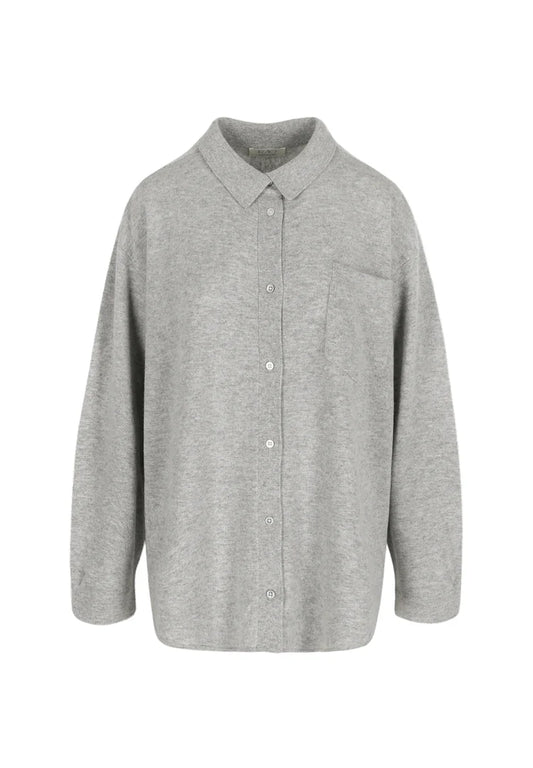 Corey oversized cashmere shirt Grey