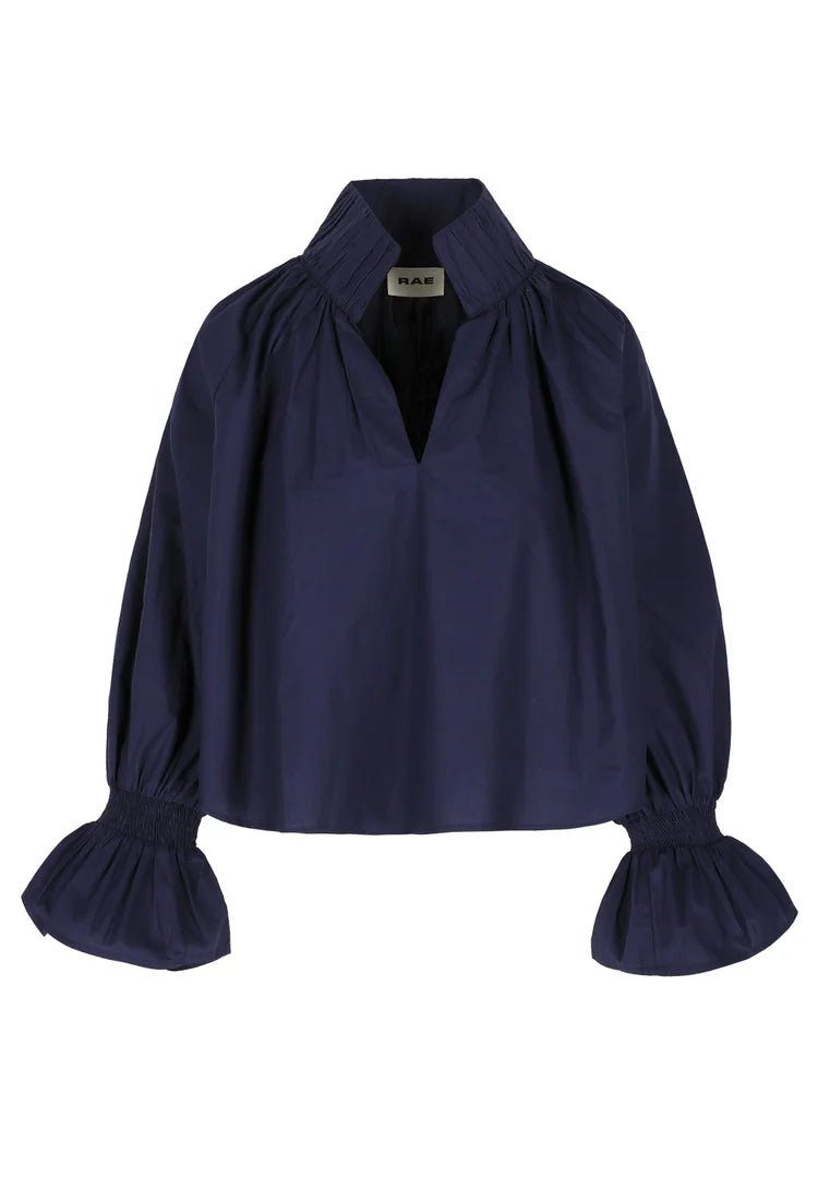 Fleur Blouse Navy