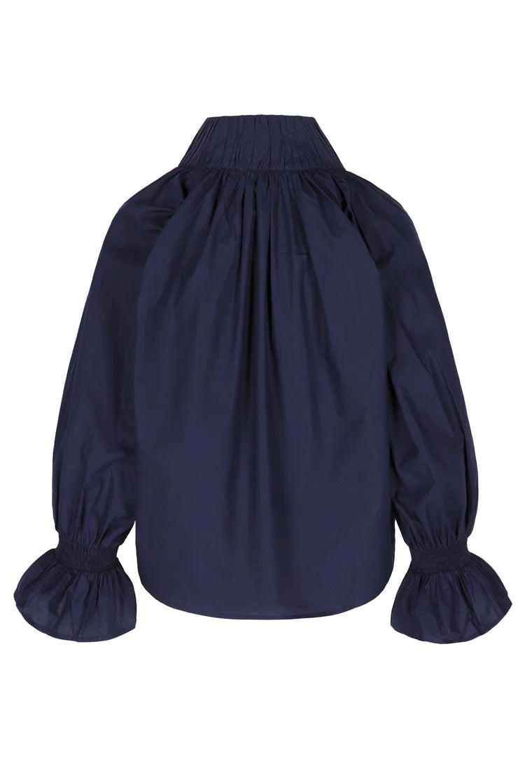 Fleur Blouse Navy