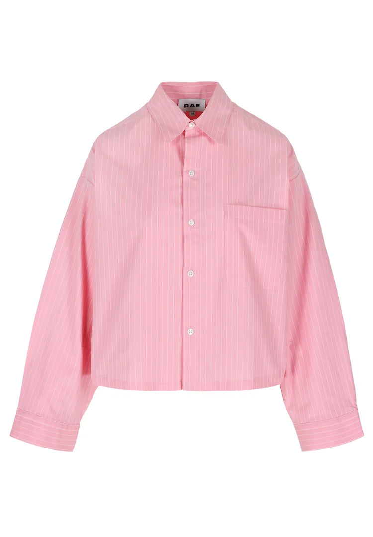 Nikki Shirt Pink/White Stripes